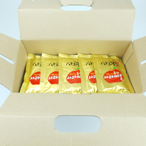 경북의성 옥산사과마을 사과즙 120ml x 50개입 100%착즙원액 생사과즙