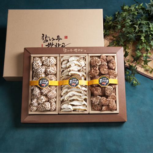 경성표고버섯 백화고,흑화고 혼합세트