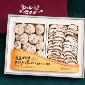 경성표고버섯 백화고,흑화고 프리미엄 선물세트/명절선물