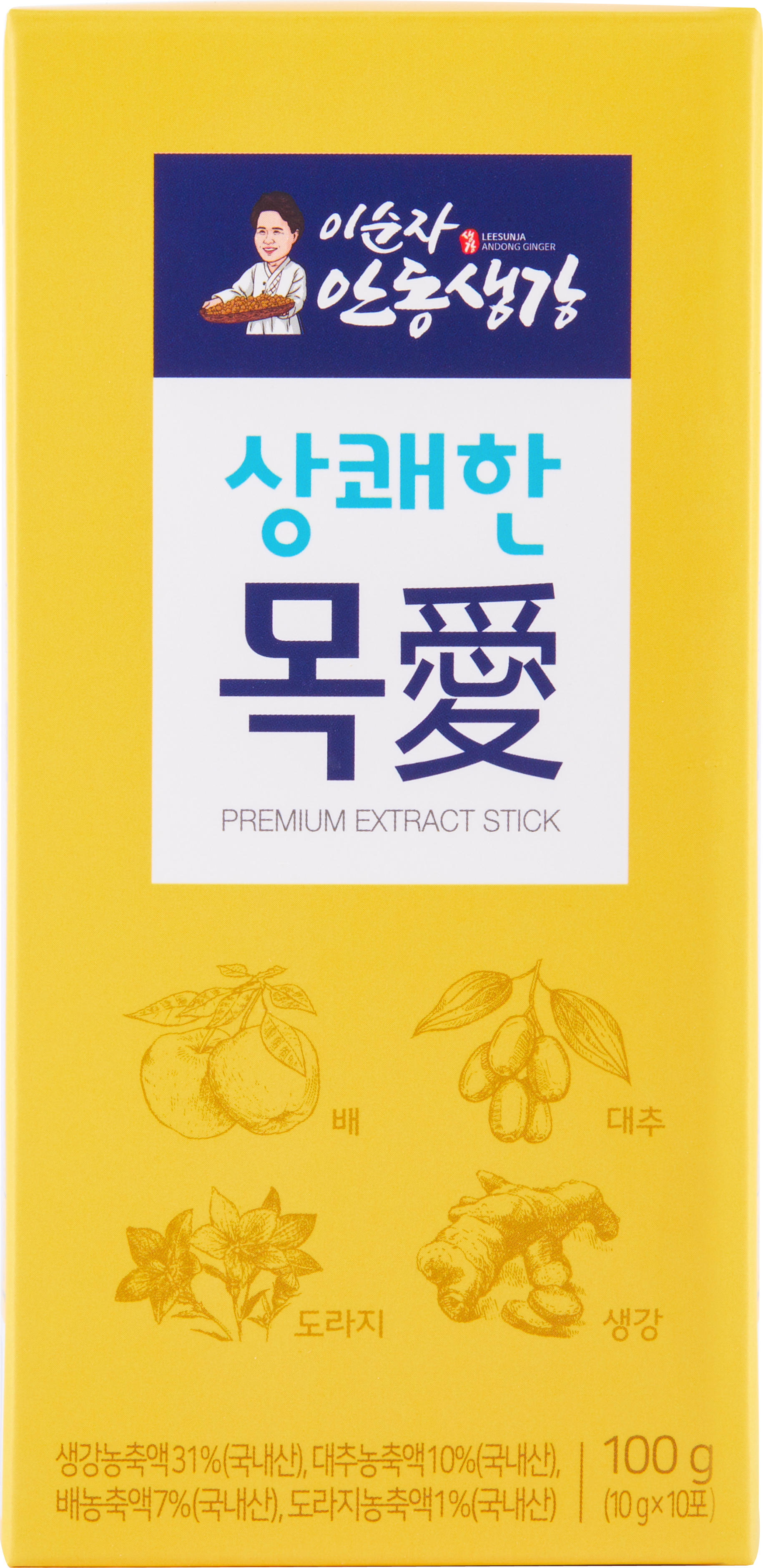 생강품은 짜먹는 도라지배즙 상쾌한 목애 10g x 30스틱