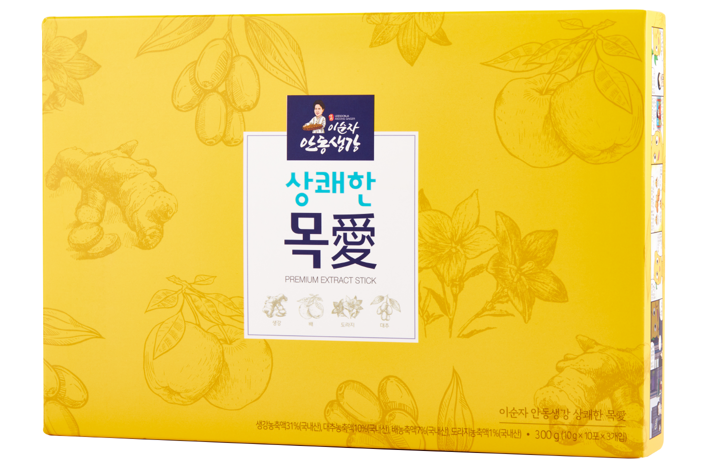 생강품은 짜먹는 도라지배즙 상쾌한 목애 10g x 30스틱