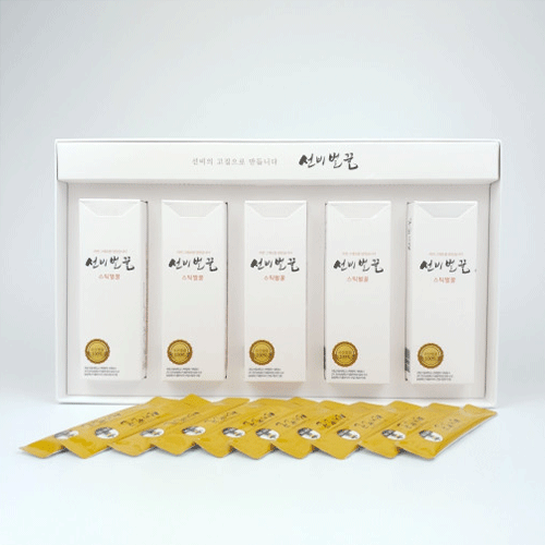 자연벌꿀 100% 선비벌꿀 스틱형 선물세트 10g x 50포