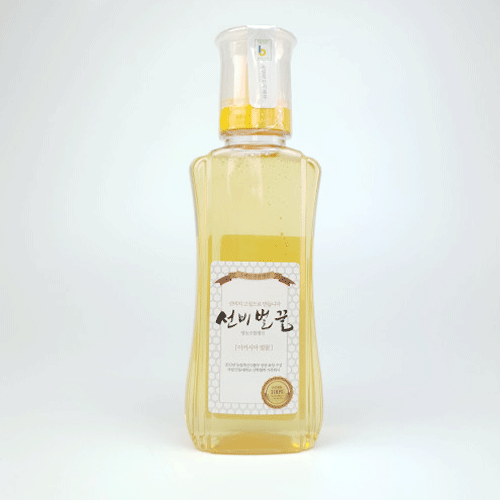 자연벌꿀 100% 아카시아꿀, 야생화꿀 500g, 선비벌꿀