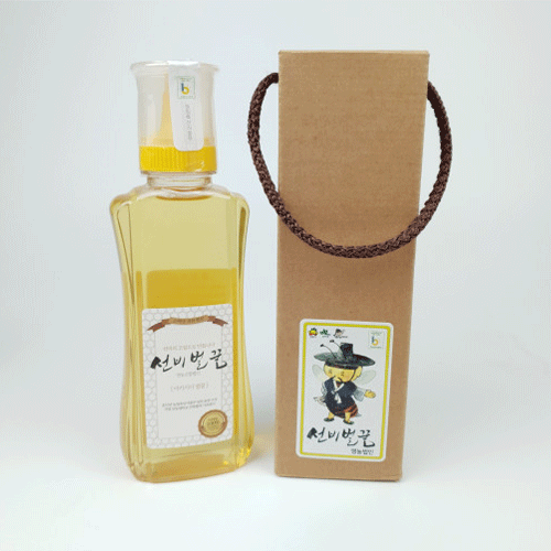 자연벌꿀 100% 아카시아꿀, 야생화꿀 500g, 선비벌꿀