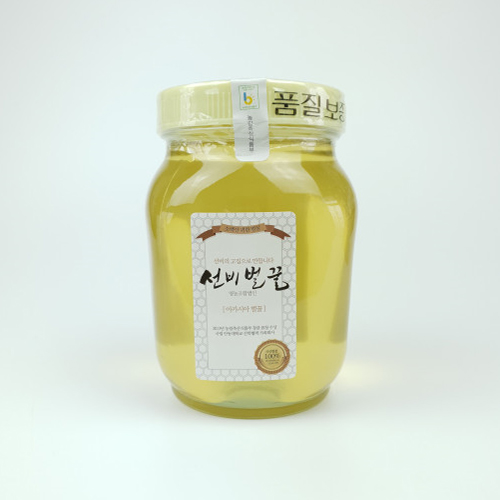 자연벌꿀 100% 아카시아꿀, 야생화꿀 1200g, 선비벌꿀