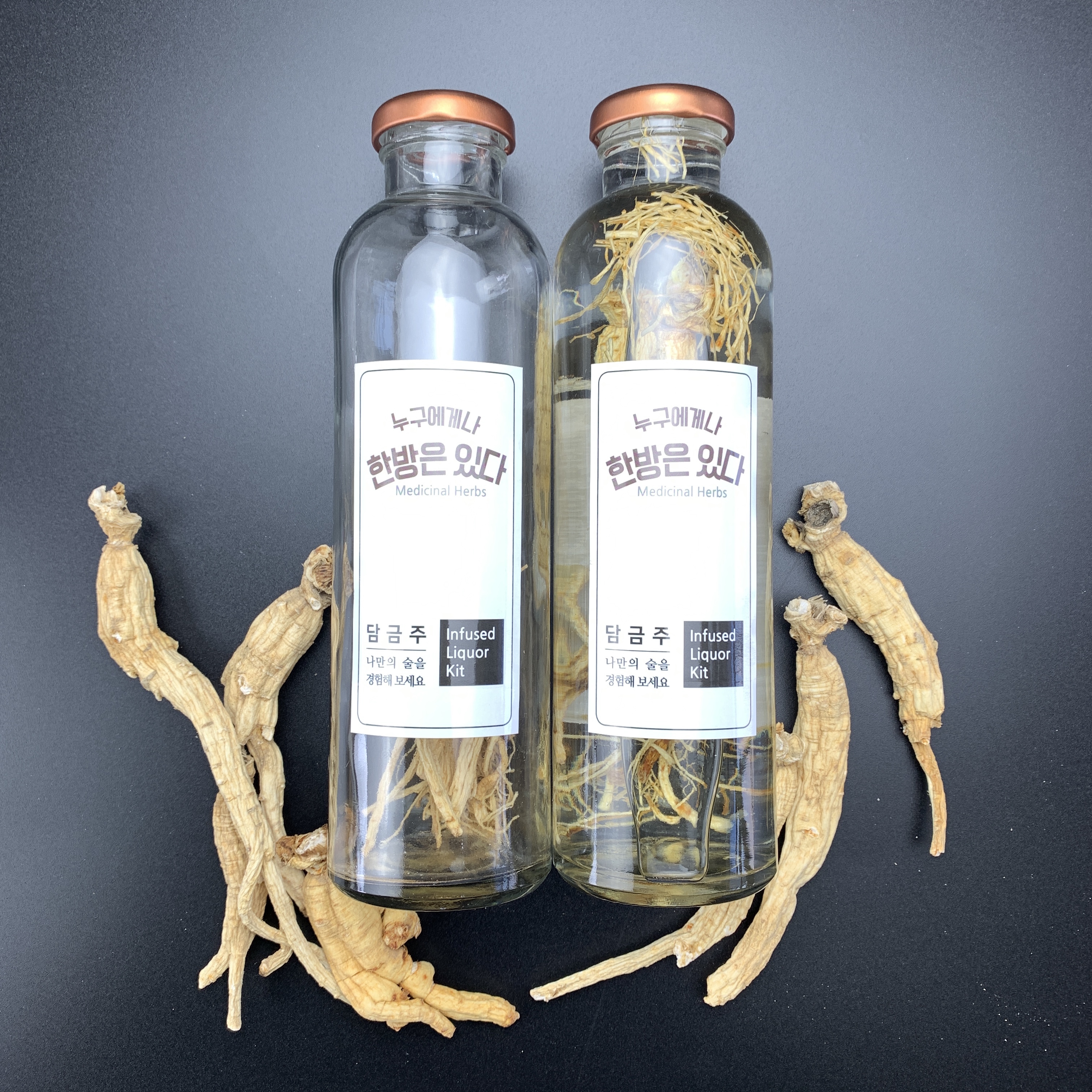 인삼 담금주 키트 500ml 누구에게나 한방은 있다.