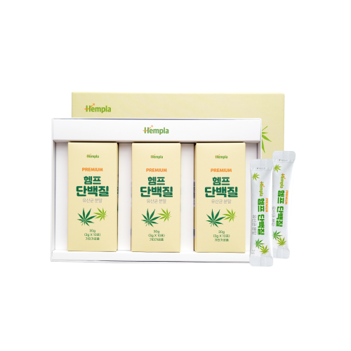 헴프 단백질 프리미엄 유산균 분말 3g*10포*3박스